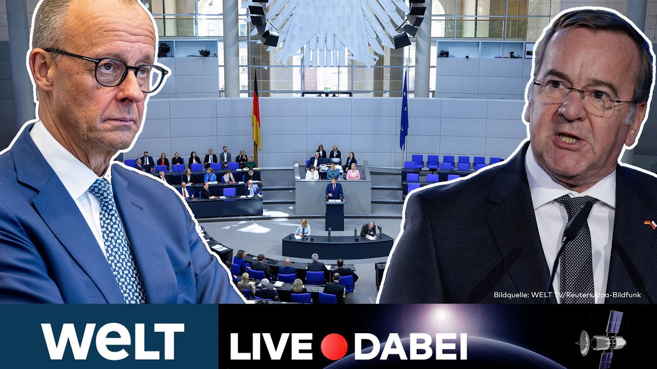 BUNDESTAG: Regierungserklärung von Kanzler Merz und umstrittener neuer Wehrdienst | LIVESTREAM