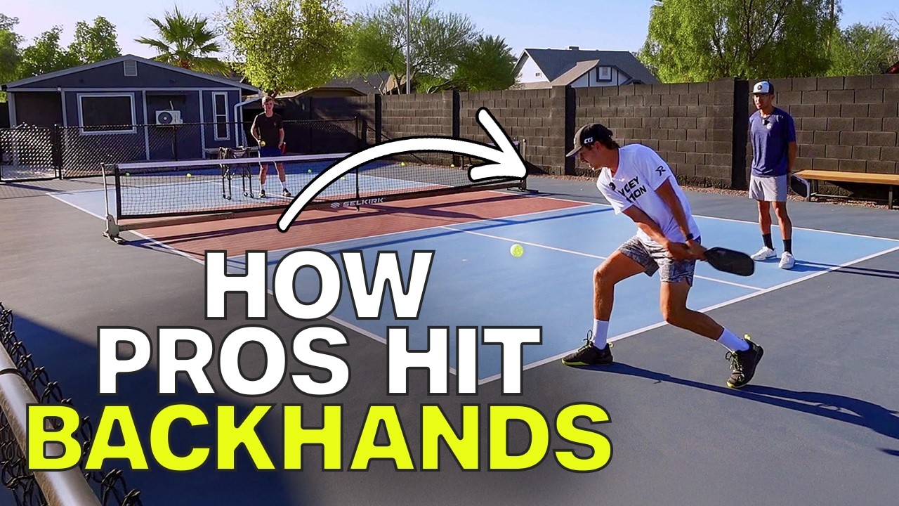 WINNING Backhand Drives | With Pro Connor Garnett (6.77 DUPR)