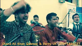 Chand Ali Khan Qawwal & Party - Akhiyan Udeek Diyan