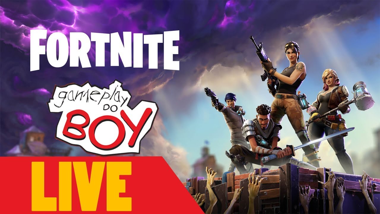 LIVE FORTNITE com Felippi e Felps - Gameplay do Boy
