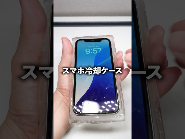 氷のスマホケース作ってみた