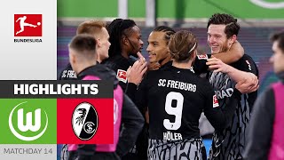 VfL Wolfsburg — SC Freiburg 0-1 | Highlights | Matchday 14 – Bundesliga 2023/24