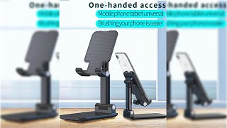 Pratinjau video produk VBNM Dudukan Smartphone Universal Stand Holder Foldable - 620