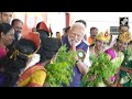 PM Modi In Tamil Nadu | 11 Shakti Ammas Give Special Welcome To PM Modi In Tamil Nadus Salem  - 01:00 min - News - Video