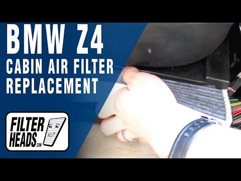 BMW Z4 (E85) - Cabin Air Filter Replacement