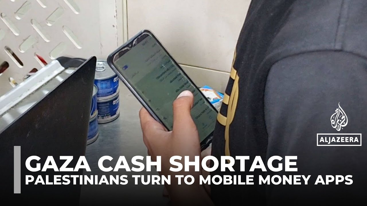 Gaza’s shattered economy turns to digital apps for survival amid cash shortage