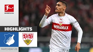 60 goals for the season! VfB unstoppable?! | Hoffenheim-Stuttgart 0-3 | Highlights | MD 29-BL 23/24