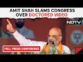 Amit Shah Press Meet | Amit Shah Slams Congress Over Doctored Video, Says BJP Supports Reservation