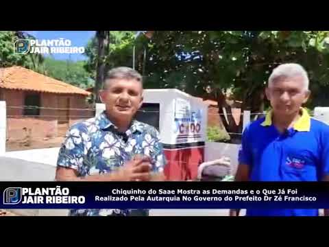 Diretor do SAAE - Chiquinho do Saae - recebeu em seu gabinete o repórter @jairribeiro hoje 09/11/22