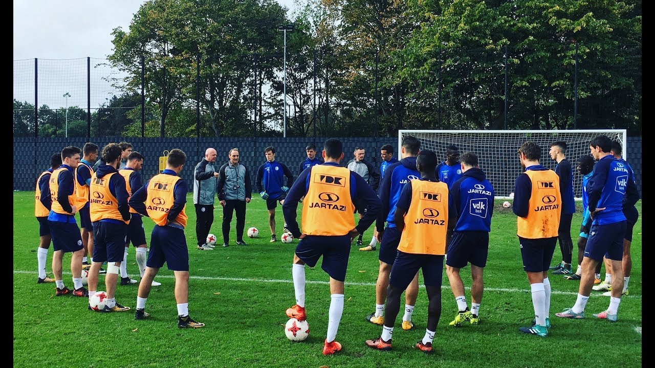 Eerste training Yves Vanderhaeghe