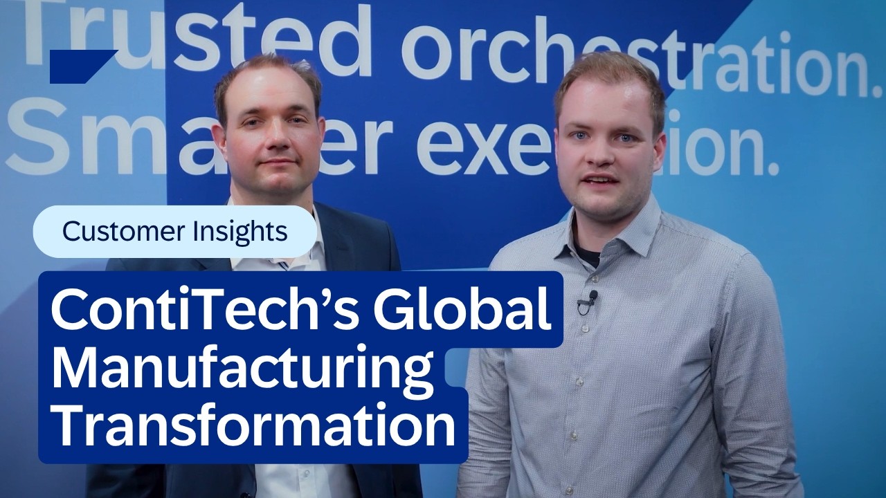 ContiTech's Global Manufacturing Transformation with SAP Digital Manufacturing | Customer Insights