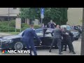 Slovakias prime minister shot and critically injured
