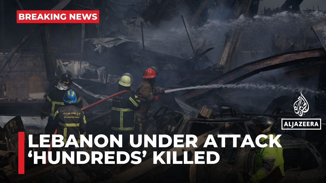 ‘Hundreds’ killed, wounded in latest wave of Israeli strikes on Lebanon