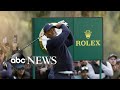 Tiger Woods tees off in 1st PGA tour event in 7 months | GMA