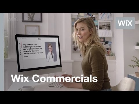Karlie Kloss Creates a Website with Wix.com