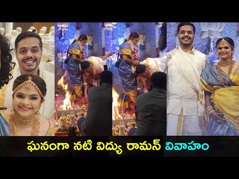 Comedian Vidyu Raman got married Comedian Vidyu Raman got married