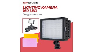 Pratinjau video produk TaffSTUDIO Lightdow Lighting Kamera 160 LED - LD-160
