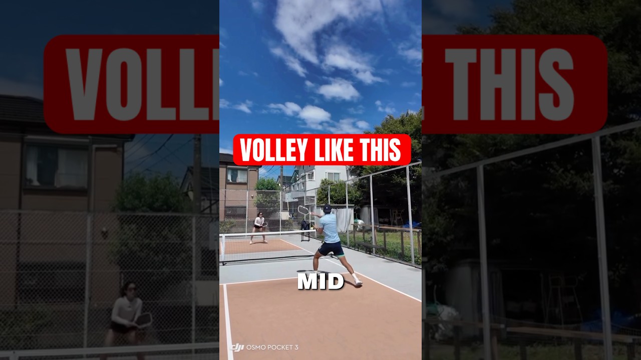 The best way to get up to the net.