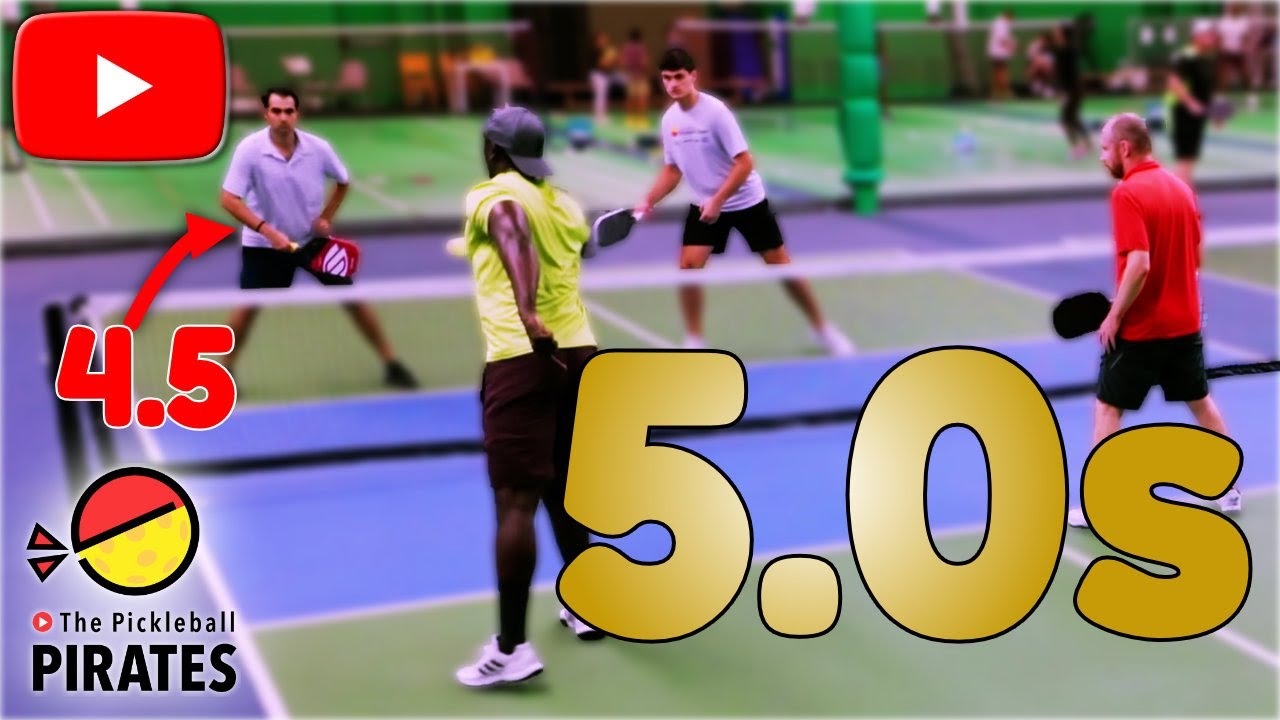 One 4.5 and 5.0s Pickleball Men' Doubles