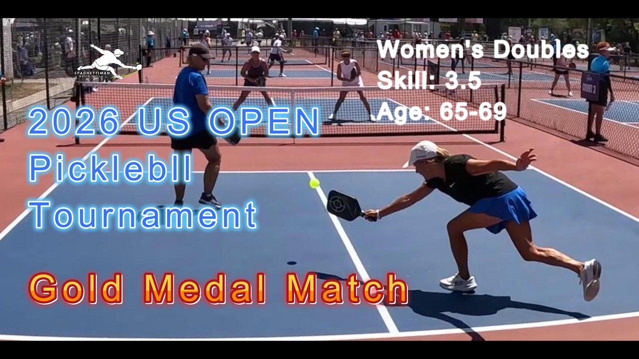 Women's Doubles Skill: 3.5, Age: 65-69 Gold Medal Pickleball Match - US Open 2026