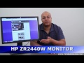 HP ZR2440w 24-inch LED Backlit IPS Monitor Video Review (HD)
