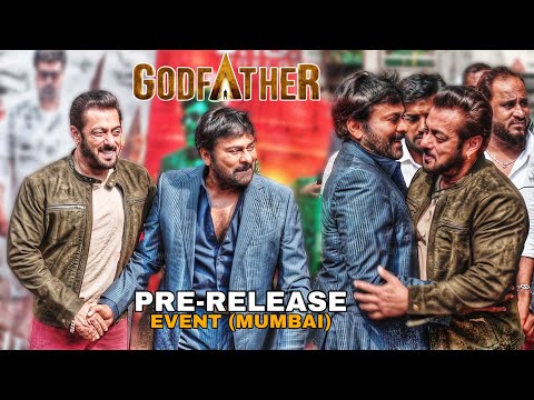 Salman Khan and Chiranjeevi arrive in style and pose for pics at GodFather pre-release event