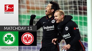 Greuther Fürth — Eintracht Frankfurt 1-2 | Highlights | Matchday 11 – Bundesliga 2021/22