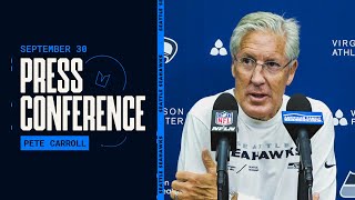 Pete Carroll Friday Press Conference - September 30