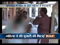 Caught On Camera: Woman beats a priest for eve-teasing at Muradabad