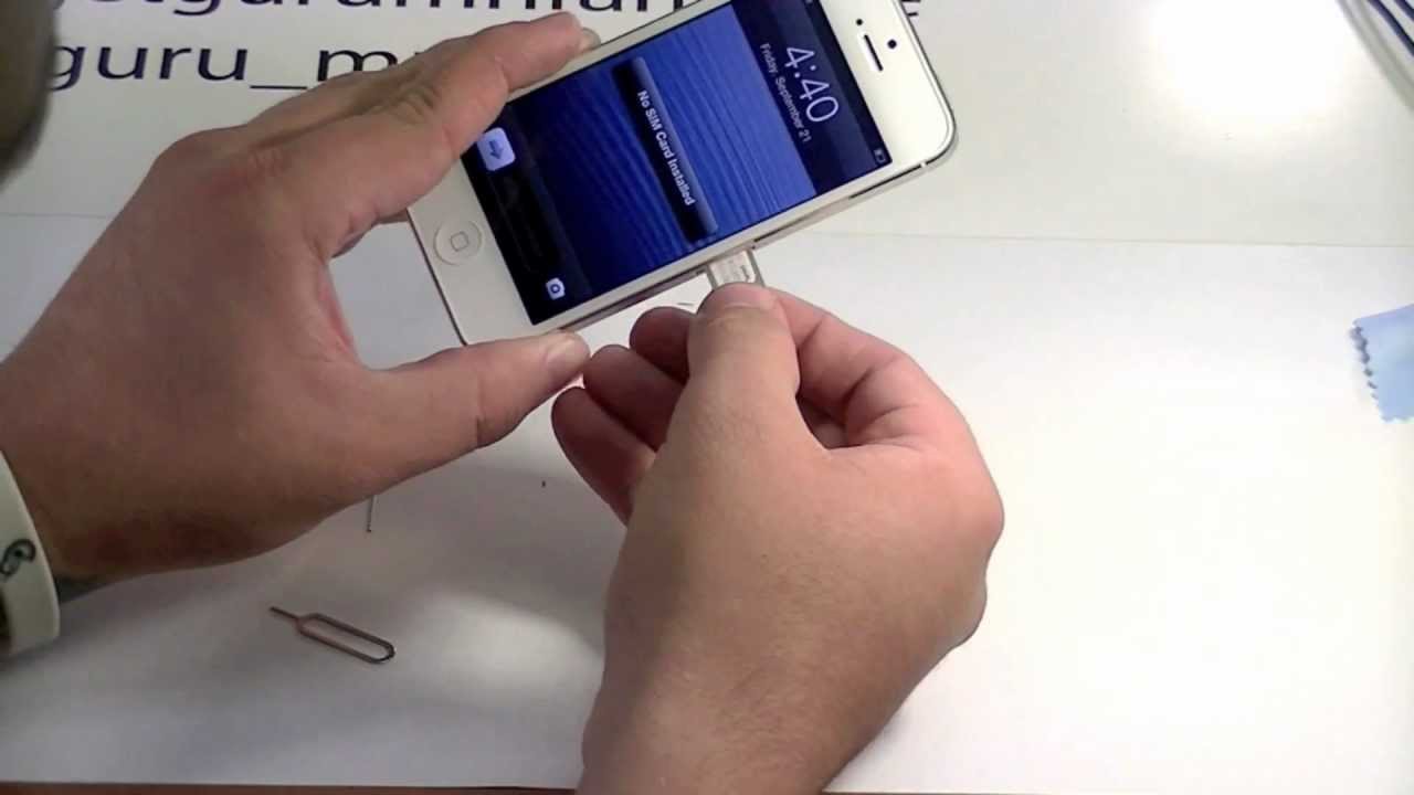 How To Remove IPhone 6 IPhone 6 Plus Sim Card Also For IPhone 5S 5C 