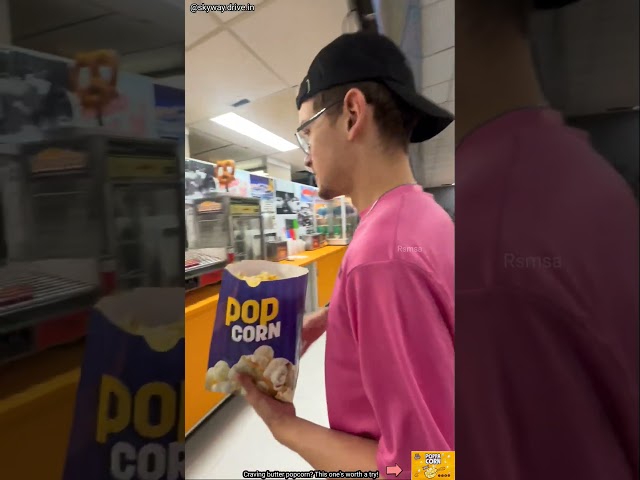 Kisi ko chahiye extra Butter Popcorn ( 🎥 @skyway.drive.in)