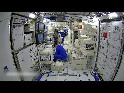 CGTN : Les astronautes de Shenzhou-12 deviennent les premiers Chinois à entrer dans une station spatiale