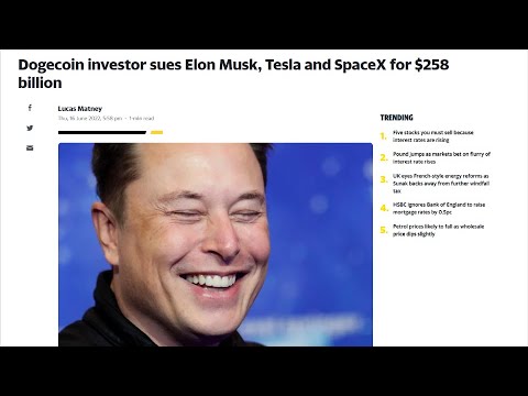 Upload mp3 to YouTube and audio cutter for Elon Musk Sued for $258 Billion Over Dogecoin download from Youtube