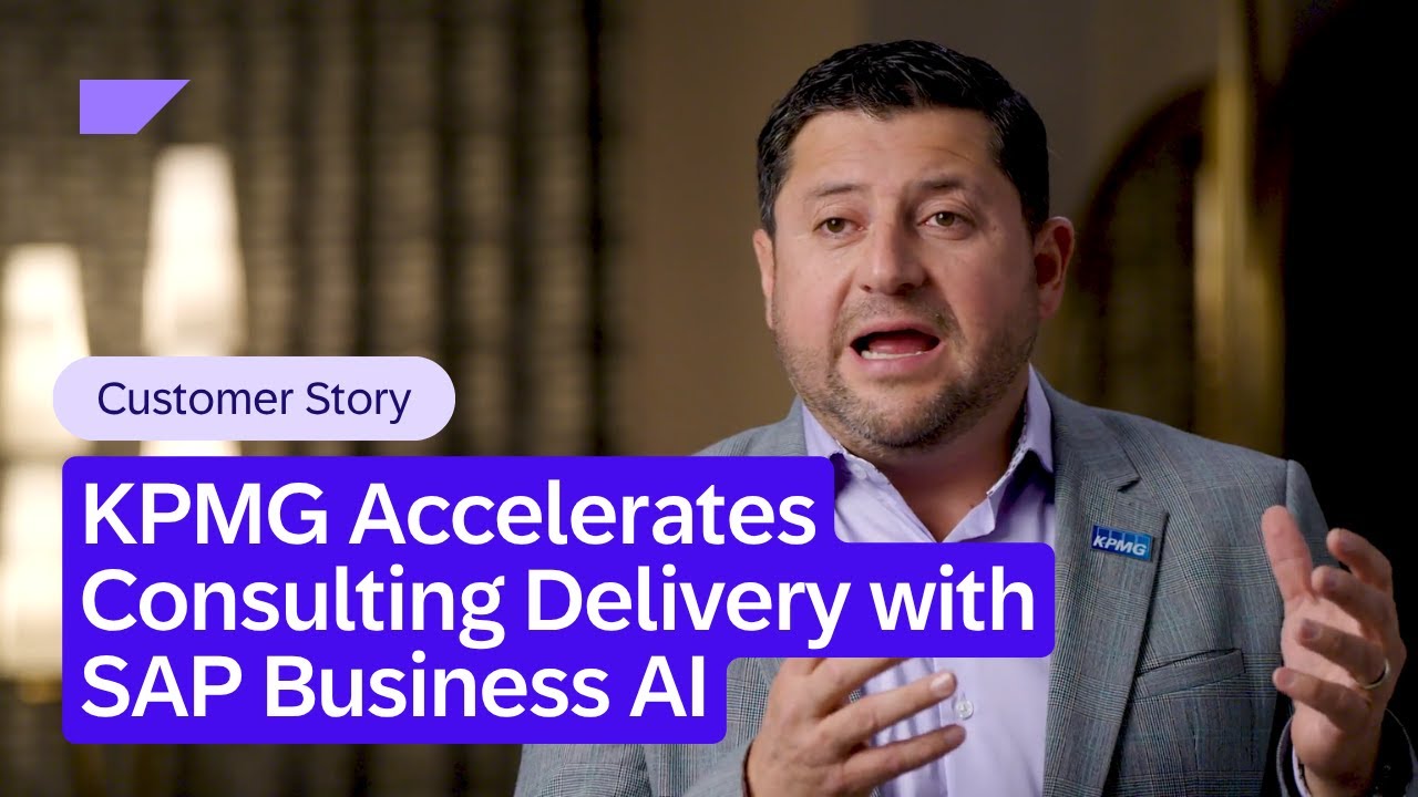 How KPMG Accelerates Consulting Delivery with SAP Business AI