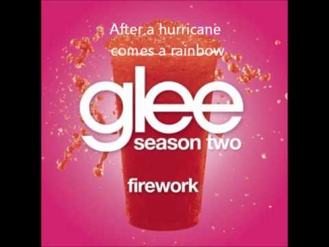 Firework - Glee (Lyrics on screen)
