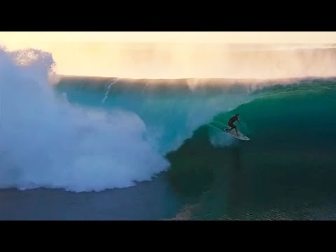Birds-Eye View of Perfect Pipeline: Drone Video - Hit & Run