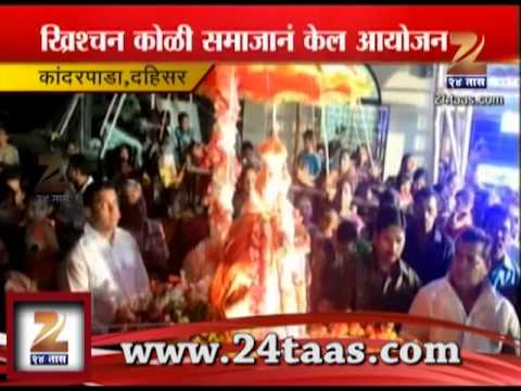 वेलंकनी मातेच्या वाढदिवसानिमित्त पालखी