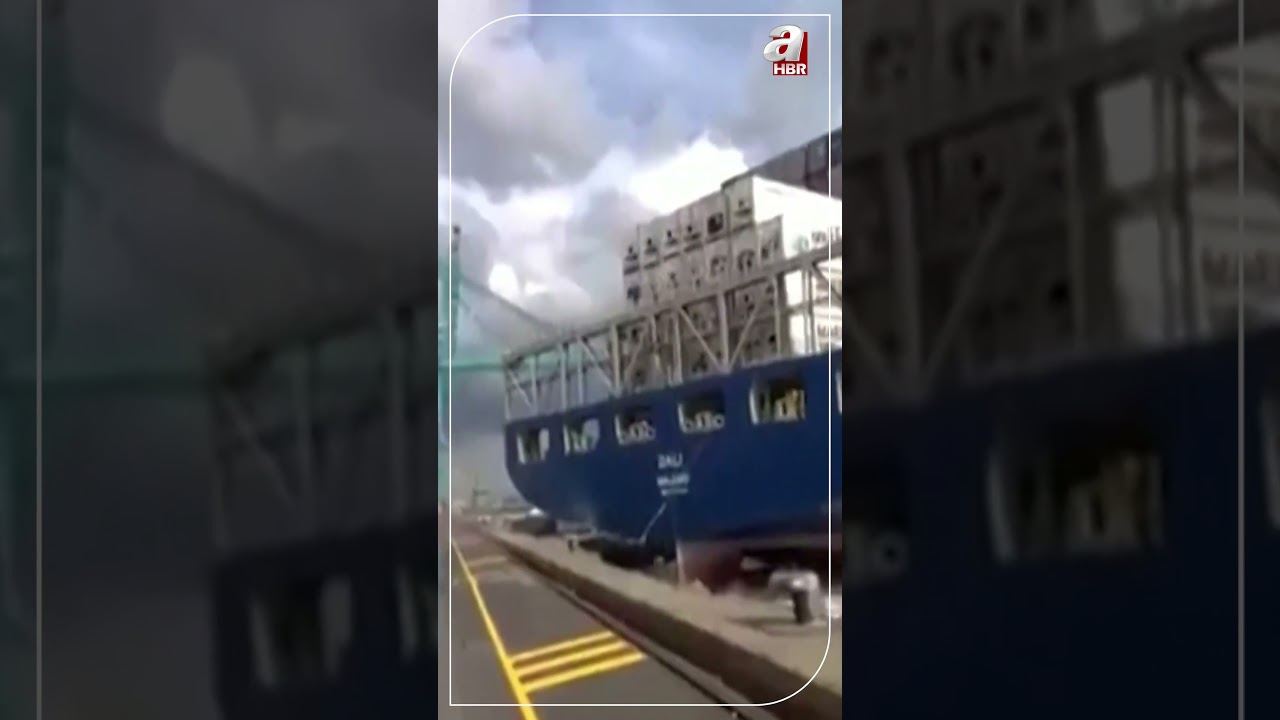 ABD'de köprüyü yıkan geminin Belçika'da da kaza yaptığı ortaya çıktı | A Haber
