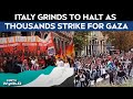 Italy Protest | Thousands Of Italians Took To The Streets To Protest For Gaza