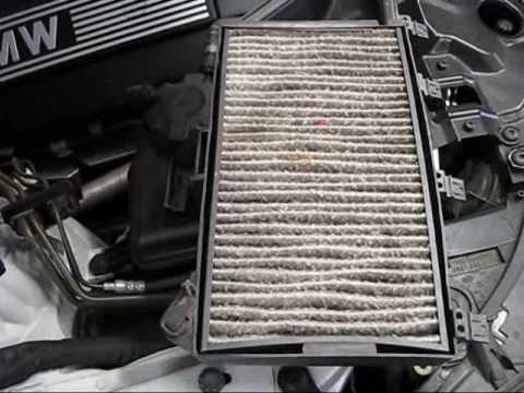 Bmw e60 5-series ac cabin air filter replacement #1