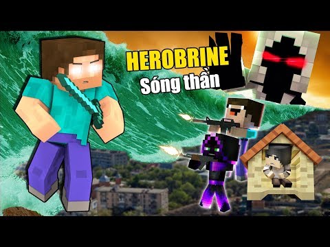 Minecraft THỬ THÁCH Herobrine, Entity303, Null SÓNG THẦN 