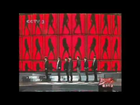 韓庚 HD 現唱 Super Girl HOT LIVE Super Junior M in CHINA 【CCTV3】 SJM