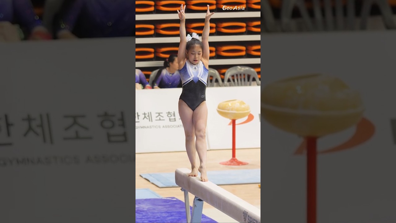 '기계체조의 밝은 미래' 평균대 1위 황서현(인천체고) #artisticgymnastics #황서현 #여자기계체조 #gymnastics #sportstar #shorts