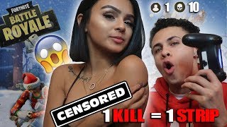 1 Kill Remove One Clothing No Blur Fortnite Challenge - 1 kill remove 1 clothing w girlfriend fortnite challenge