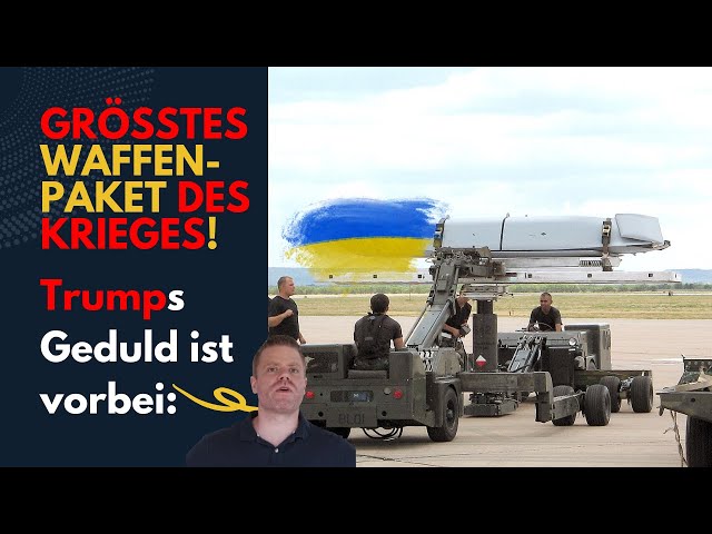 10 Milliarden! Trump schickt GRÖSSTES Waffenpaket des ganzen Krieges! Ukraine Lagebericht (475)