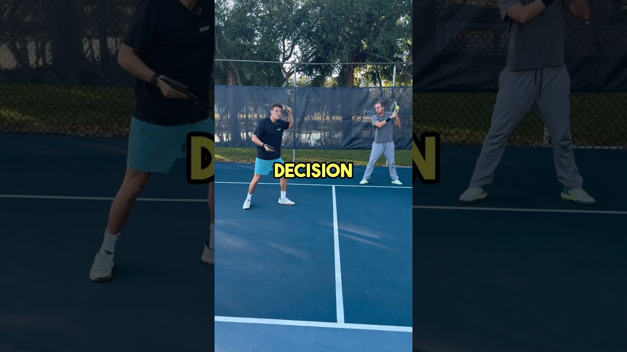 How to Poach in Pickleball! #pickleball #pickleballtips #shorts