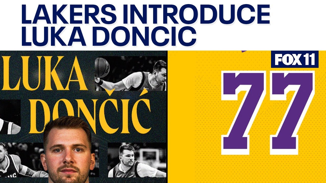 Lakers introduce Luka Doncic