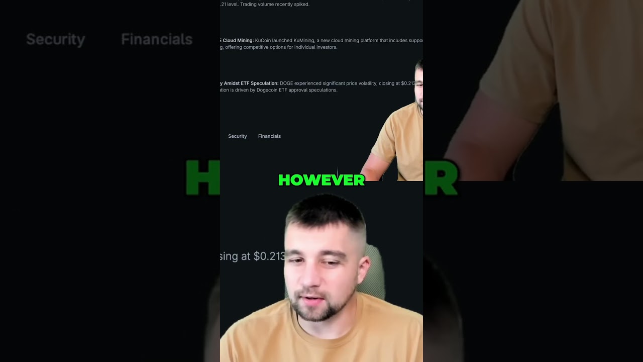 Dogecoin Mining: Profit or Pump & Dump? Crypto Expert's Take! shorts