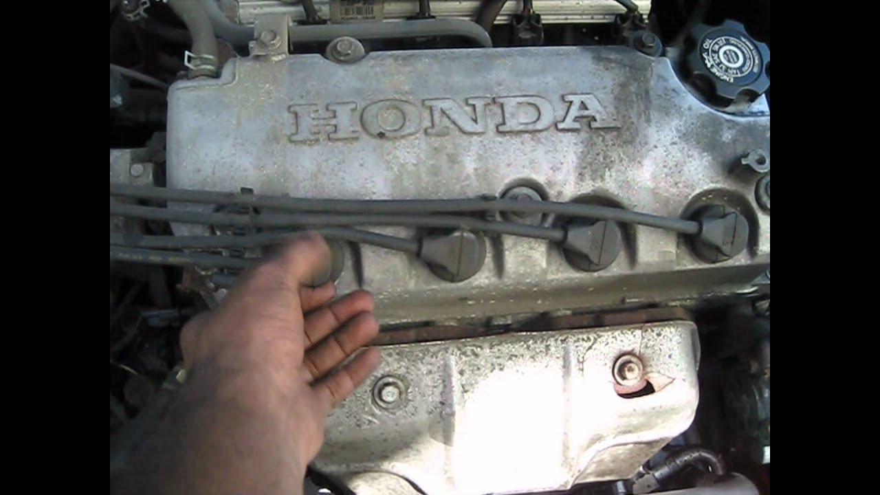 How to replace spark plug wires on a honda civic #5