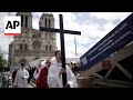 Last Good Friday procession outside Notre Dame until reopening